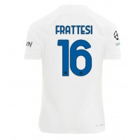 Billiga Inter Milan Davide Frattesi #16 Borta fotbollskläder 2023-24 Kortärmad